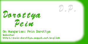 dorottya pein business card